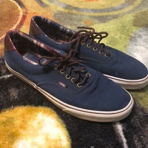 Blue Canvas Vans
